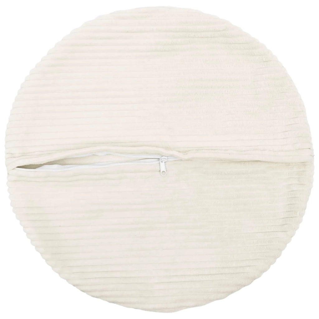 Federa 6 pcs HEERLEN Crema Ø 60 cm corduroy 922922
