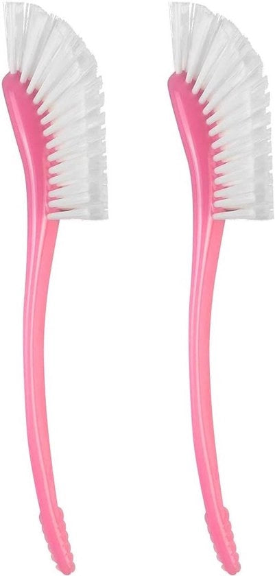 Set di spazzole per bicchieri - spazzole per lavastoviglie - 2 pezzi - rosa