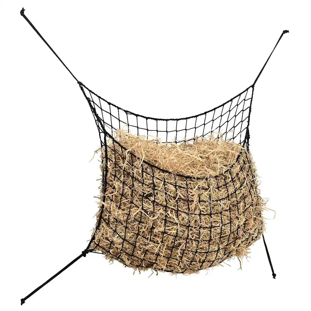 vidaXL Reti da Fieno 2pz Rettangolari Neri 100x90 cm in PP