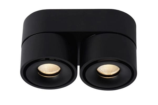 Faretto soffitto Lucide Yumiko nero LED 8W 2700K 1268lm