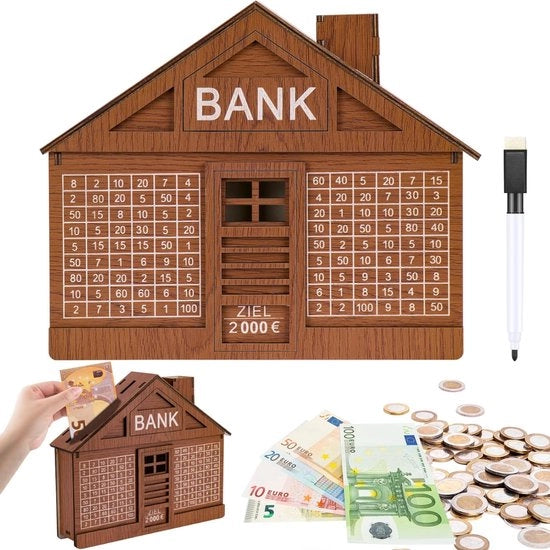 Cassa di Risparmio XXL - Grande Cassa di Risparmio per Adulti