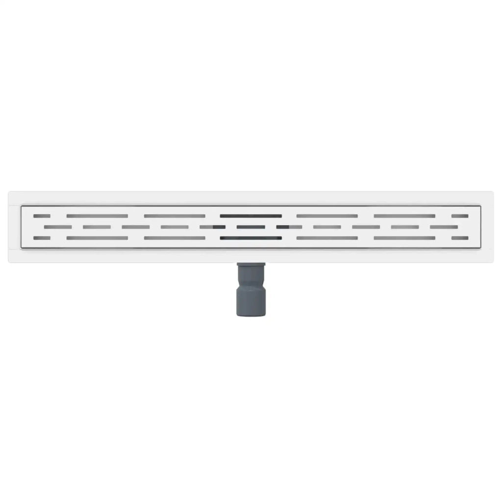 Drenaggio doccia con design a striscia Argento 80 cm 42015958