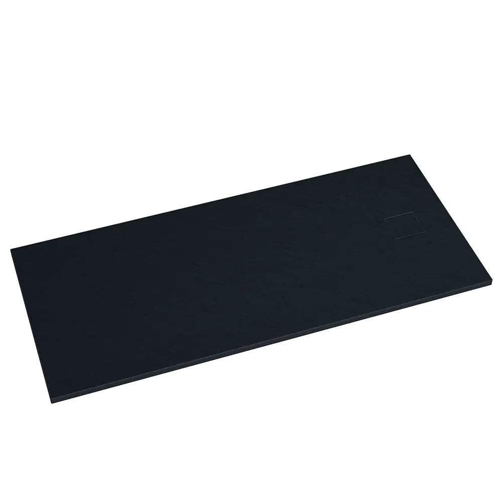 Piatto doccia 90x170 cm colore nero effetto pietra | Samos