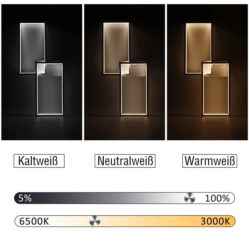 ZMH Lampada da soffitto a LED con telecomando - Illuminazione interna regolabile