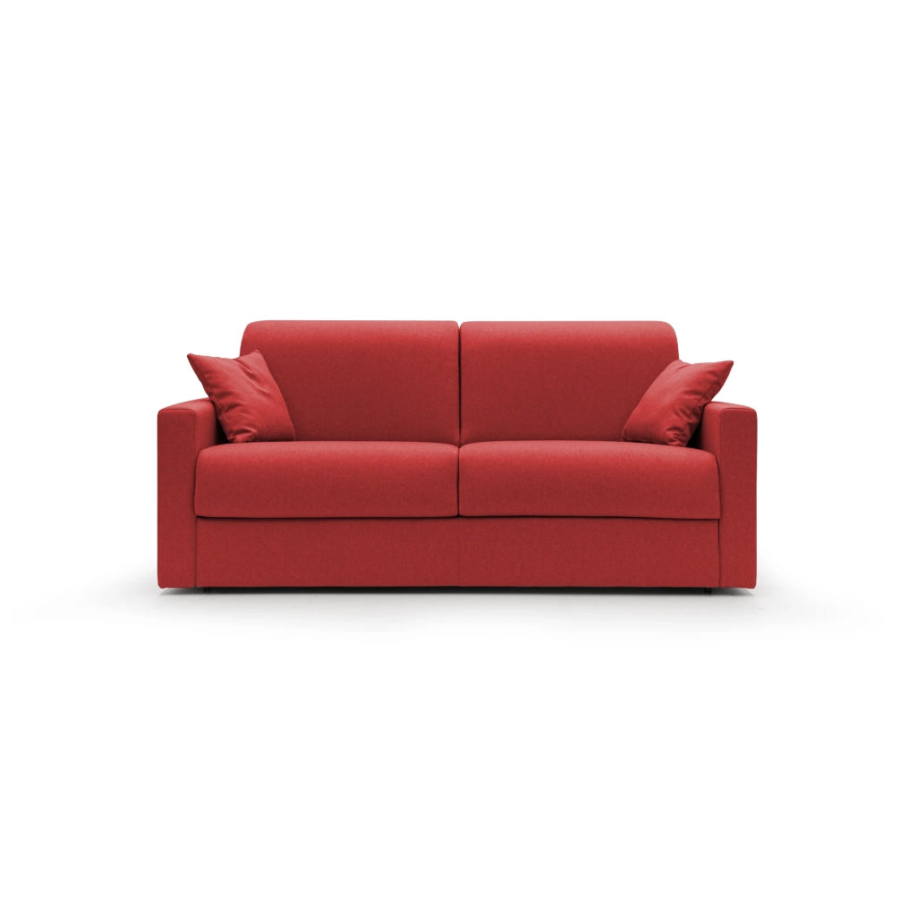 Chris Divano letto matrimoniale tessuto impermeabile 186 cm rosso