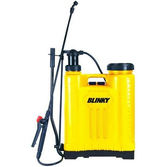 Blinky Pompa Irroratrice a Spalla 15 L Serbatoio Termoplastica Pompa Nylon Leva Ambidestra Spallacci Regolabili Made in Italy