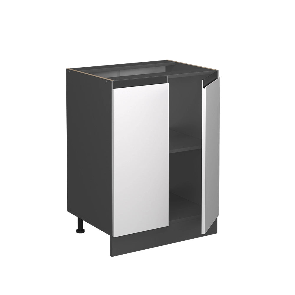 Vicco Mobiletto base cucina Bianco 60 cm , PL Rovere
