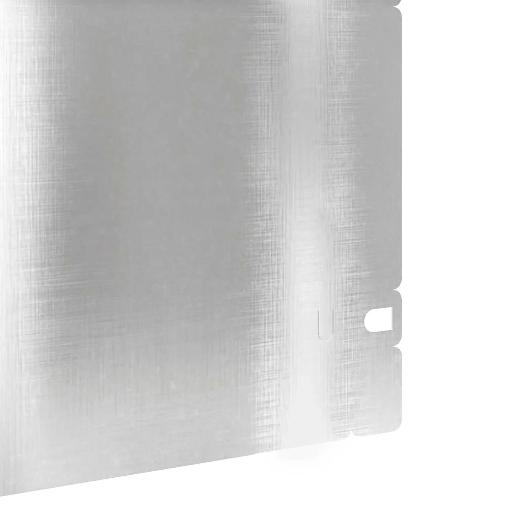 Bordure per prato 20 pz 103 x 0,05 x 22 cm Acciaio Inox Argento 874778