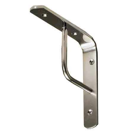 REGGIMENSOLA A SQUADRA  15 cm - Ottone nichelato