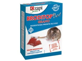 TOPICIDA BRODITOP NEXT GRANO ROSSO- - astuccio gr.150 con 6 bustine da gr.25 - 40 pezzi ZAPI