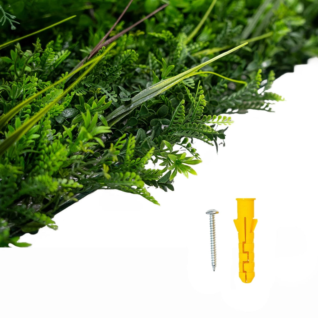 Pannello Parete Vegetale Artificiale Ayla 50x100 cm per Giardino e Casa
