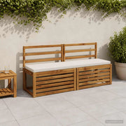 Cuscini per Panchina a 2 Pezzi SOEST 2 pz 100% Poliestere 948971
