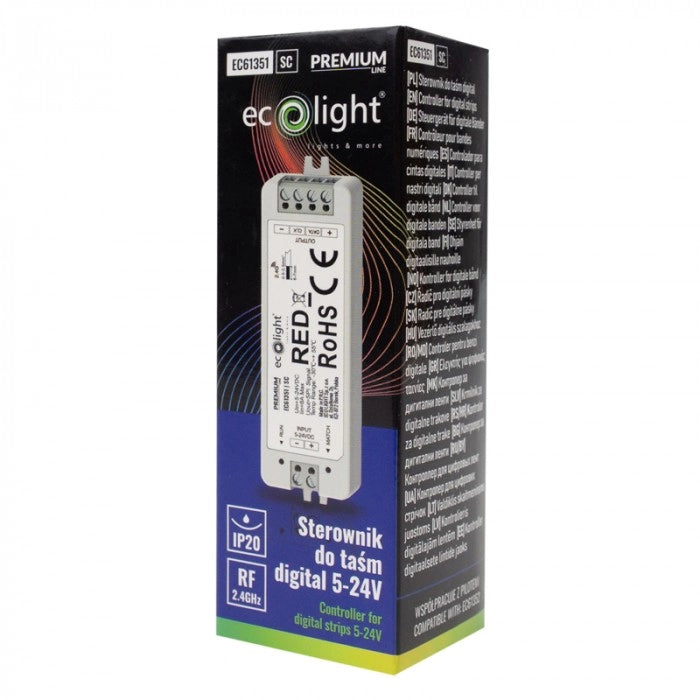 Ecolight Controller RF digitale IC strisce RGBW 8A