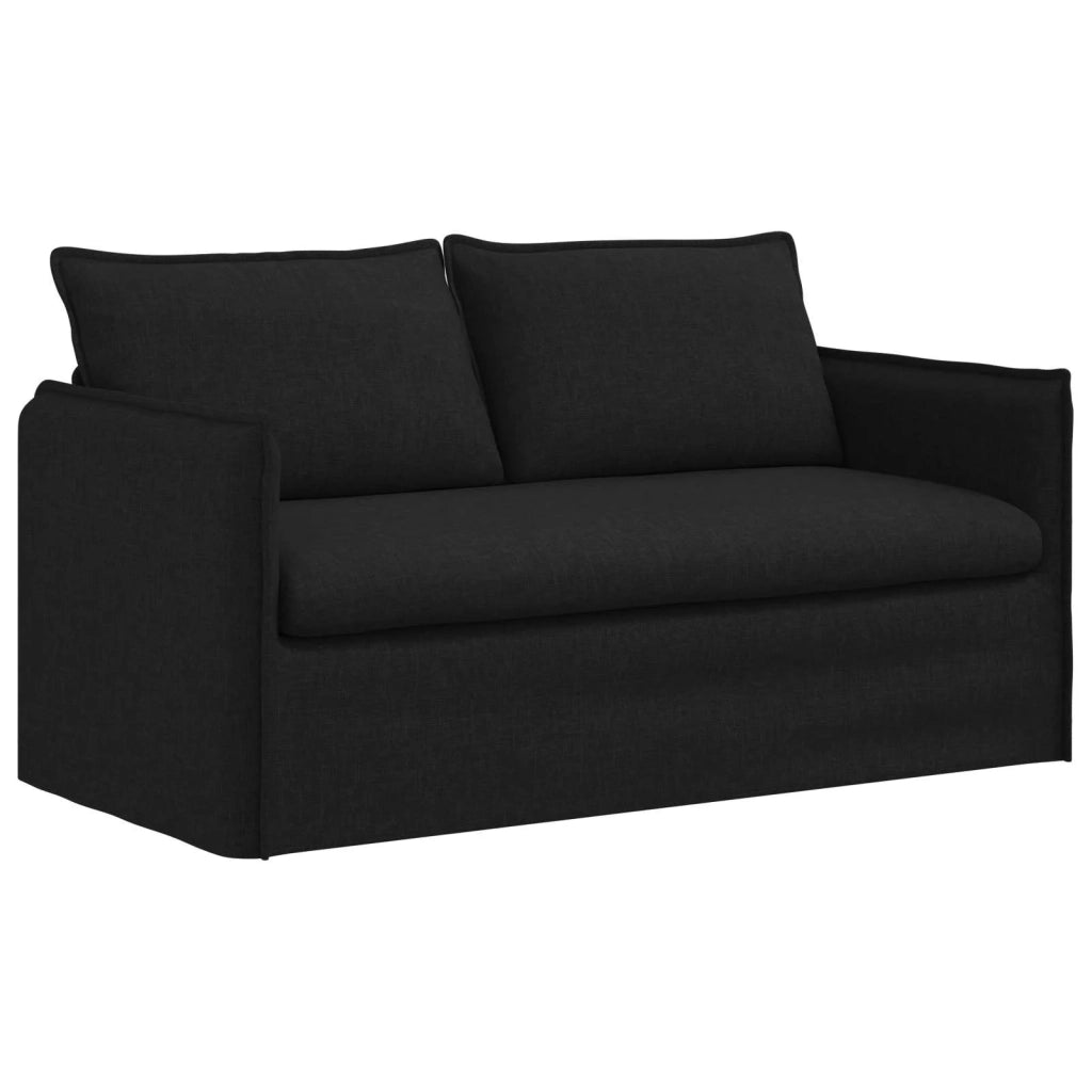 Divano Nero 156 x 82 x 85 cm Tessuto 42024520