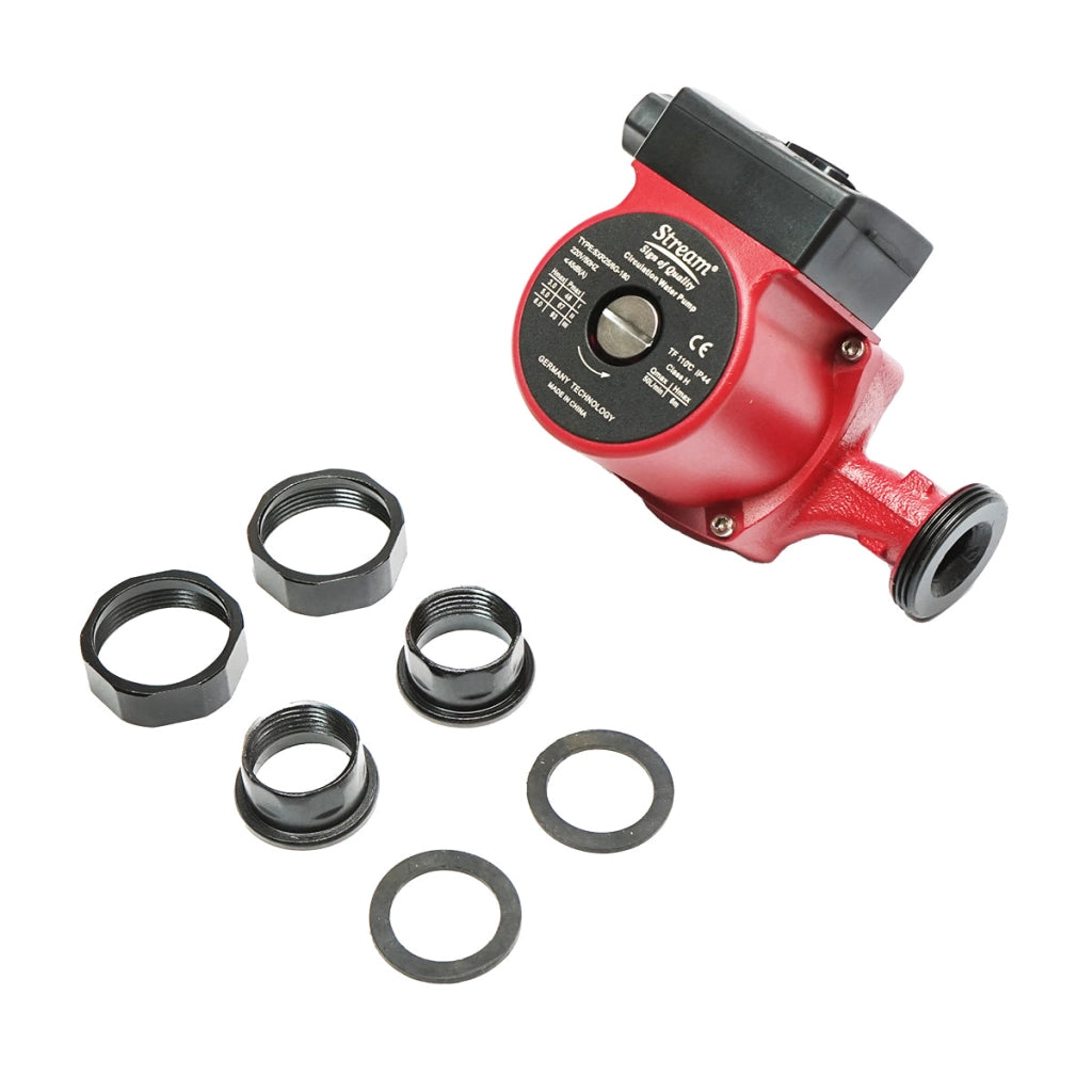 Pompa di ricircolo acqua 220V, 93W portata 50L/min, altezza 6m, raccordo 1 1/2 pollice SXR25/6G-180 Breckner Germany