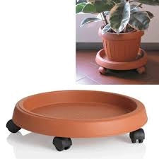 SOTTOVASO CIRCOLARE CON RUOTE Ø 35 cm  - BAMA
