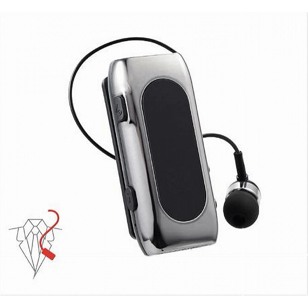 Trade Shop - Auricolare In-ear Wireless Bt5.2 Retrattile Vivavoce Clip Stereo Con Microfono K55 -