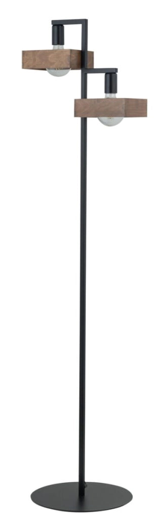 Lampada da terra boho loft nera 2xE27 Robin Sigma Lighting
