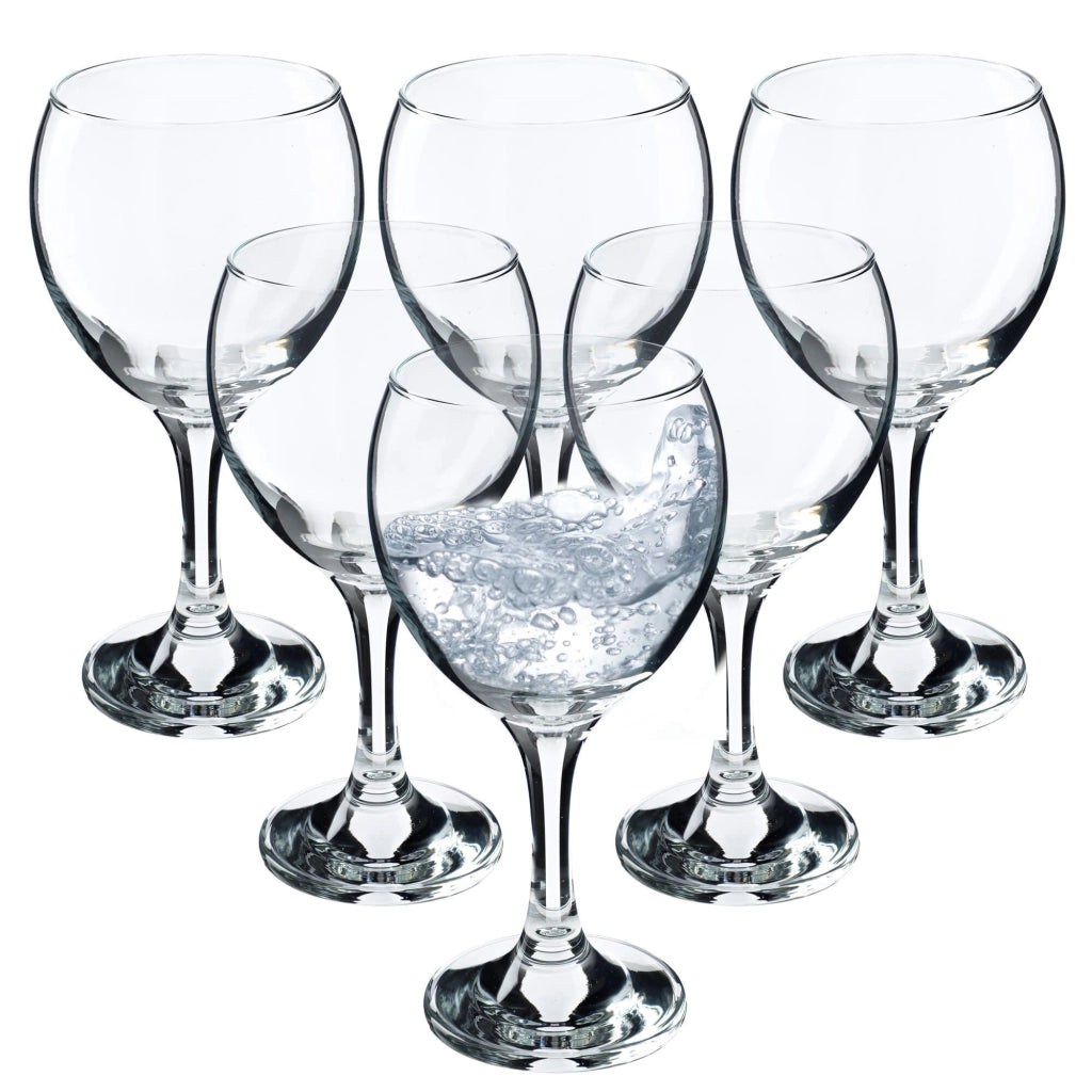 Set di 6 bicchieri da vino rosso e bianco KADAX da 260 ml