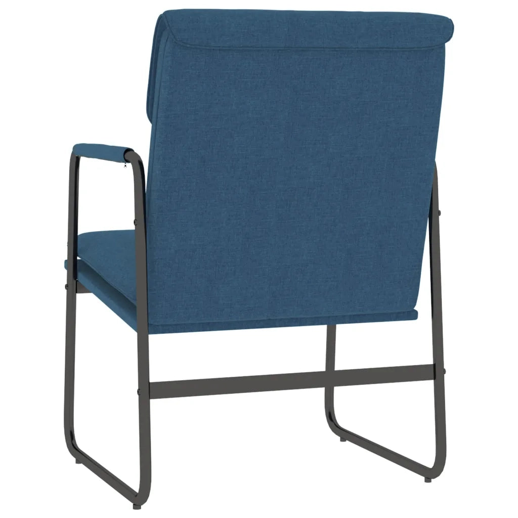 Sedia Lounge Blu 55x64x80 cm in Tessuto 351349