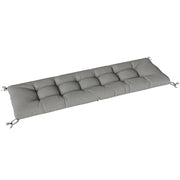 Cuscino per Poltrona da Esterno con Cinghie ¨C Xylo ¨C Grigio Chiaro