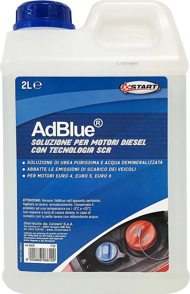 Liquido AdBlue 2 Litri â€“ Additivo Diesel Riduzione Emissioni NOx