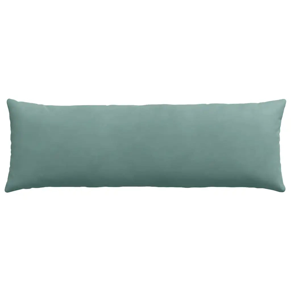 Cuscini da Divano 2 pz-Set di 2 Cuscini per Sofa Verde Mare 120 x 40 cm Tessuto in Cords