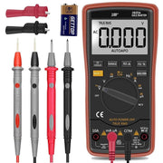Trade Shop - Multimetro Digitale Retroilluminato Multi-test Tester Tensione Elettronico Automatico -
