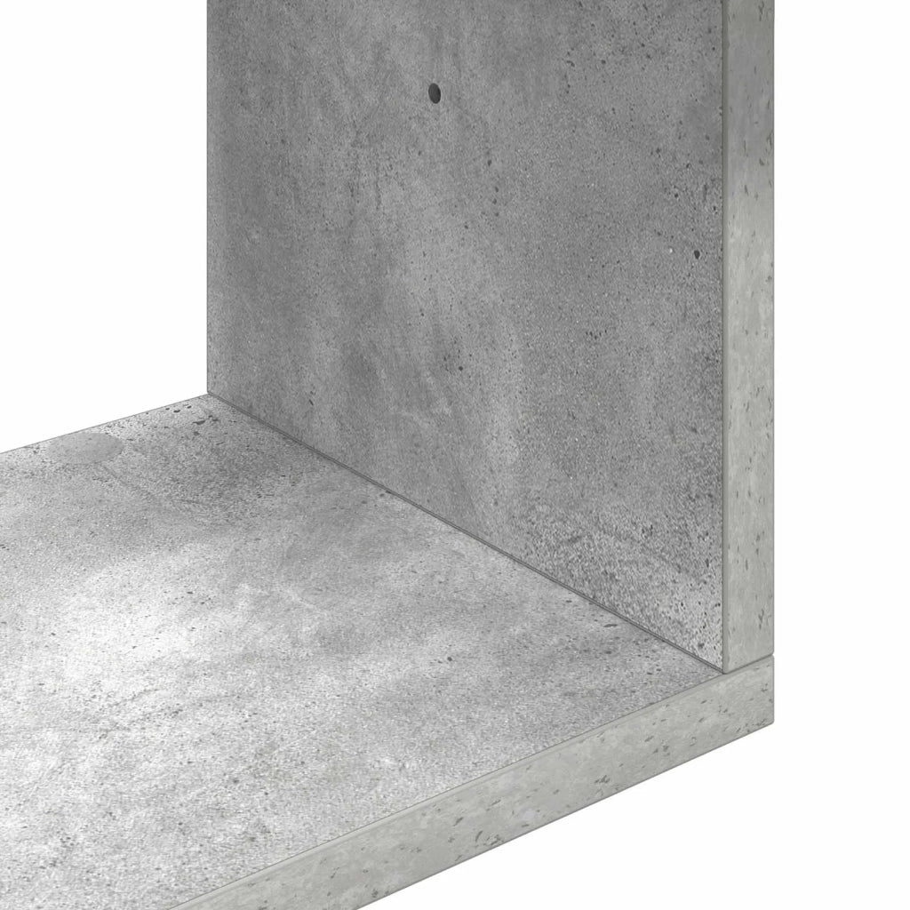 Scaffale da parete Grigio Cemento 60 x 11 x 60 cm 8012167