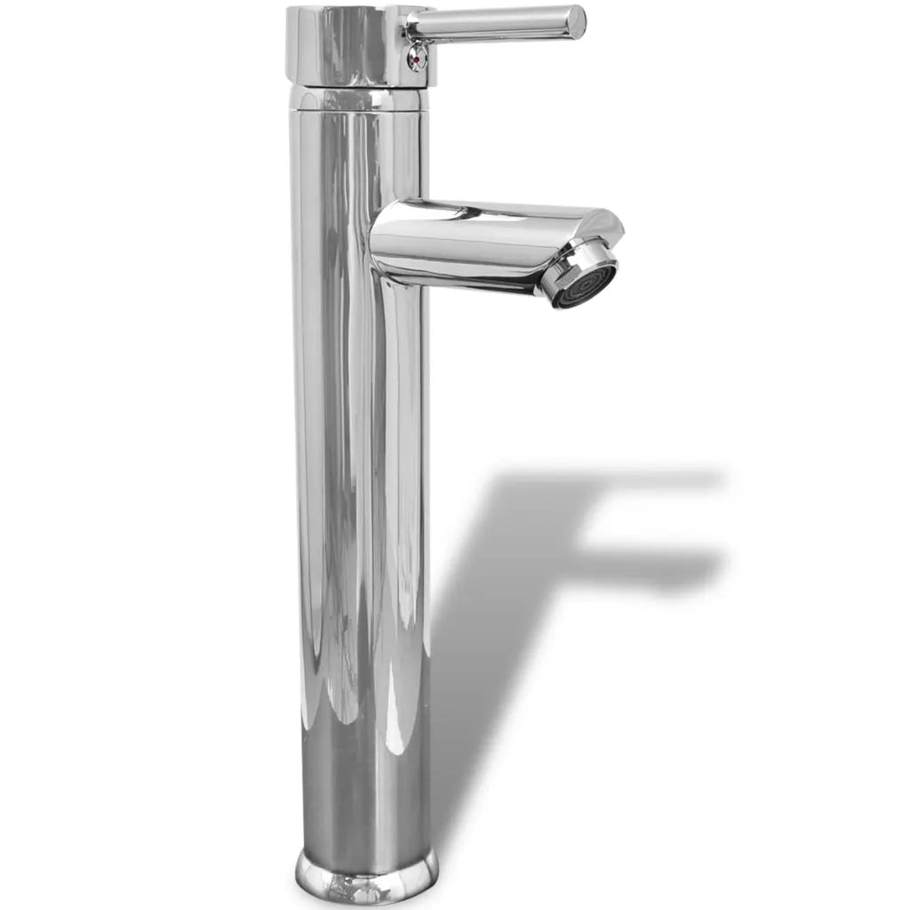 Set Mobili da Bagno 4 pz con Lavabo e Rubinetto Beige