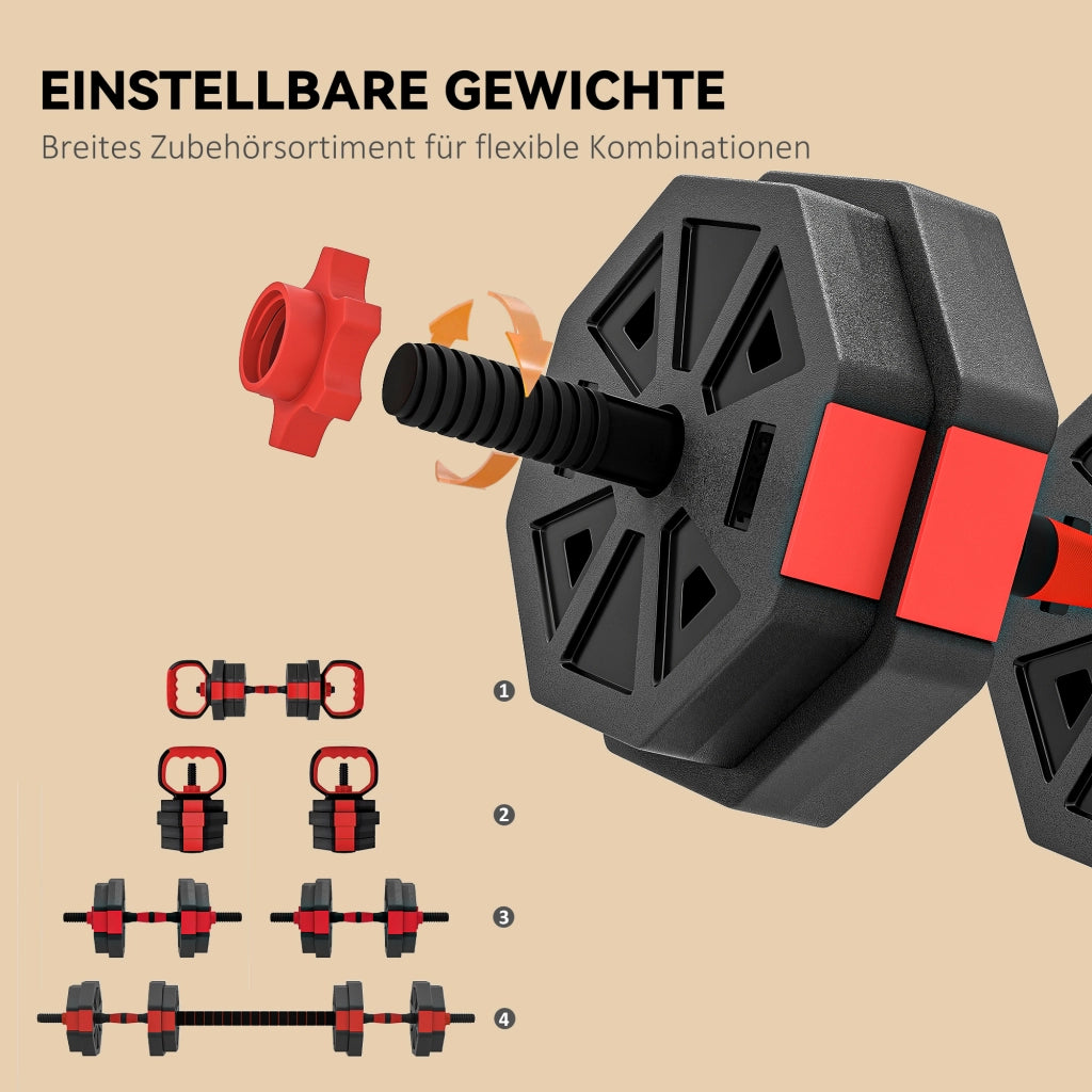 Set Hantel 6 in 1 ¨C Minimal ¨C 15 kg regolabile