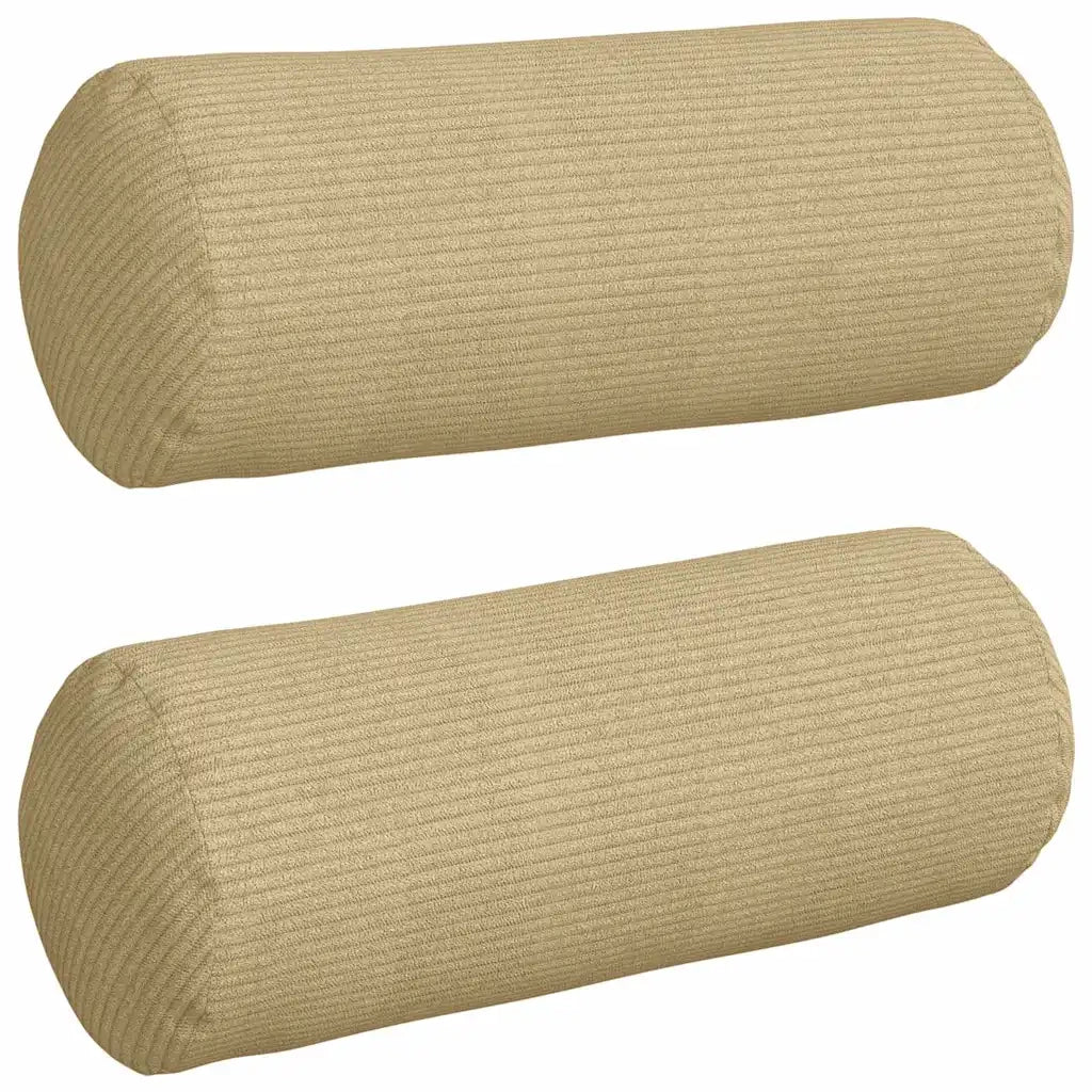 Cuscini a rullo 2 pcs Grigio Verde Ø 15 x 40 cm 42014307
