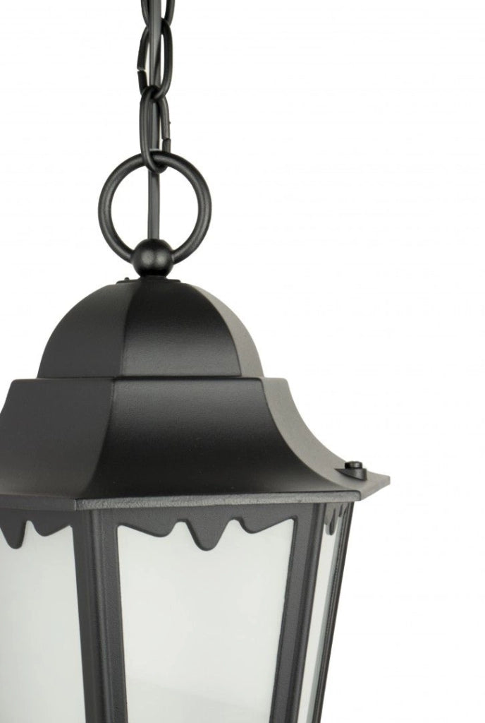 Lampada a sospensione esterna Retro nera IP43 E27 SU-MA