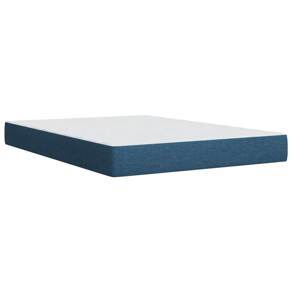 Giroletto a Molle con Materasso Blu 140x200 cm in Tessuto 3290517