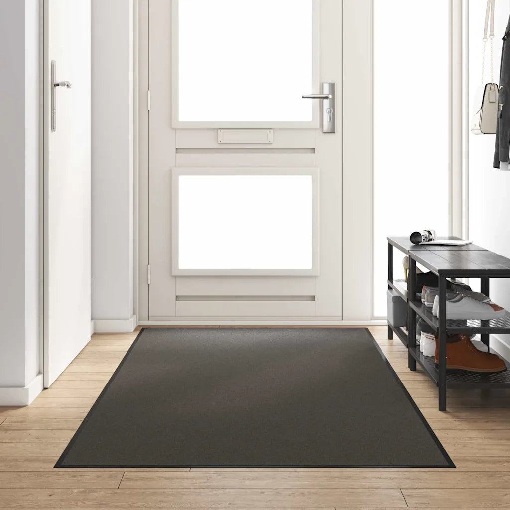 Tappetino Altro Antracite e Nero 120 x 250 cm Poliammide e PVC 4100721