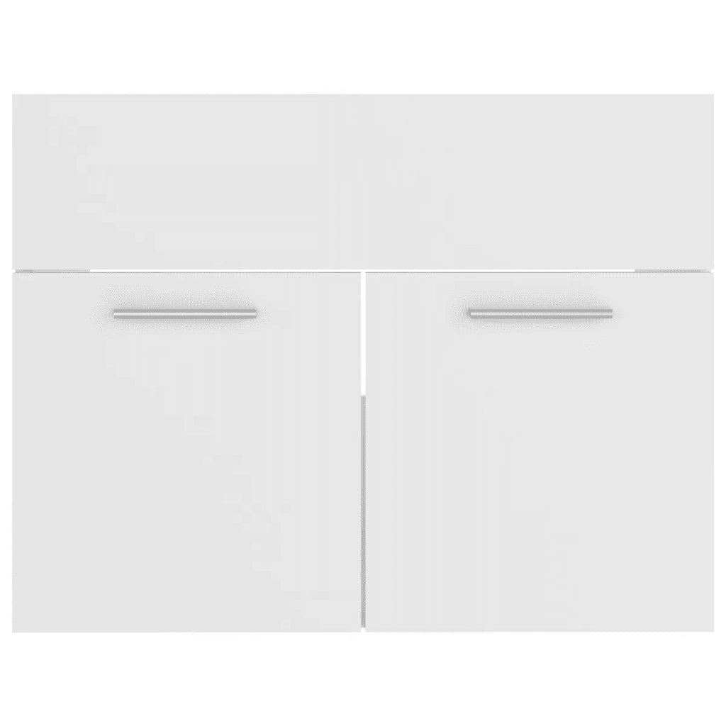 Set Mobili da Bagno Bianco in Truciolato 3071045