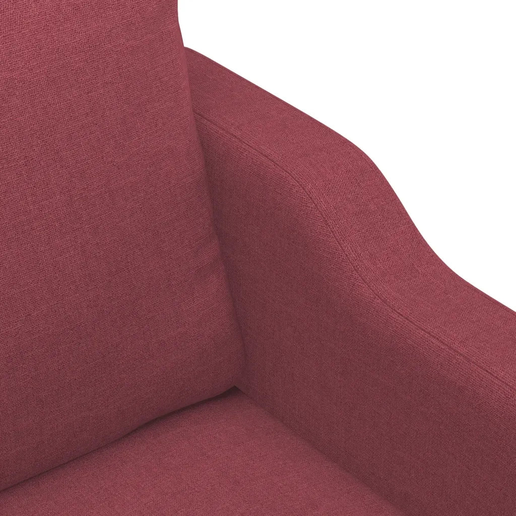 Poltrona | Sedia Relax Rosso Vino 60 cm in Tessuto