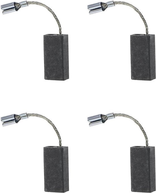 Set di spazzole in carbonio - 5x8x15mm - Taglio automatico - Spazzole di riserva - Compatibile con - Trimmer elettrico - Accessori - 600W - GHT - GHT600A1 - 2 paia di spazzole in carbonio.
