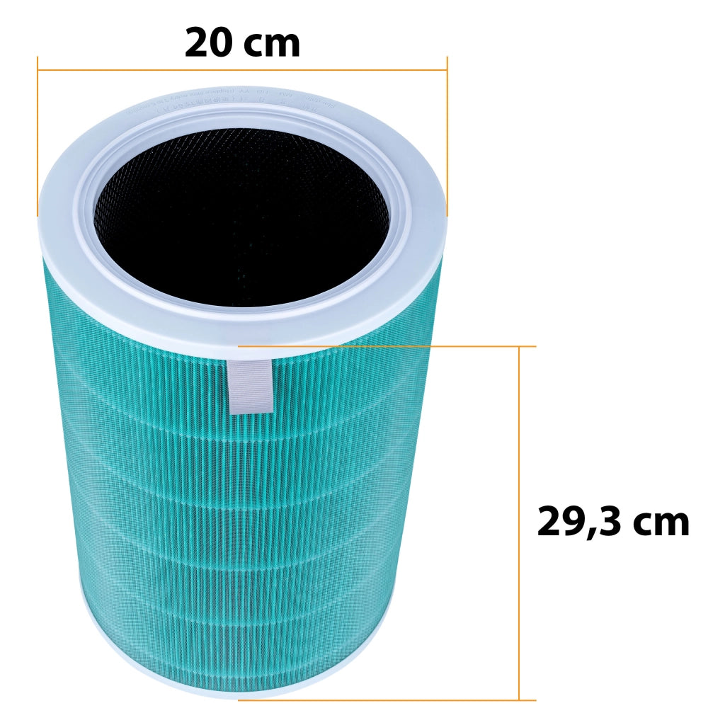 Filtro di Ricambio per Xiaomi Mi Air Purifier 2 3H 2S Pro – HEPA E12, Carbone Attivo, RFID