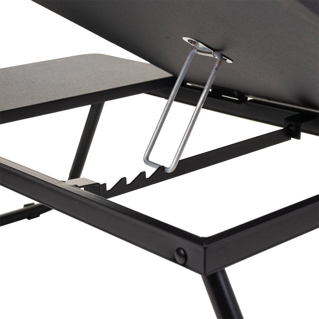 Tavolo scrivania pieghevole nero 61x35,5x20h