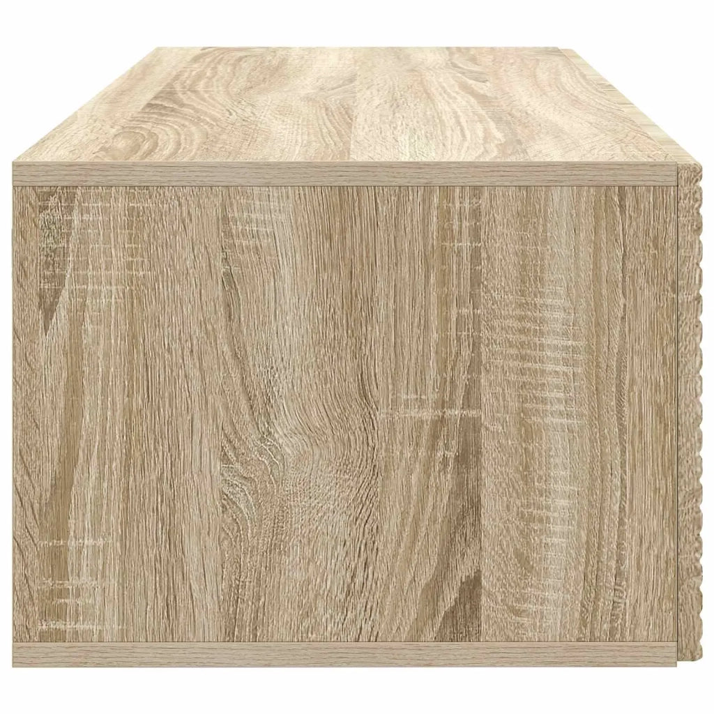 Mobile Porta TV da Muro-Credenza per TV sospesa Rovere Sonoma 78,5 x 41 x 30 cm 890383