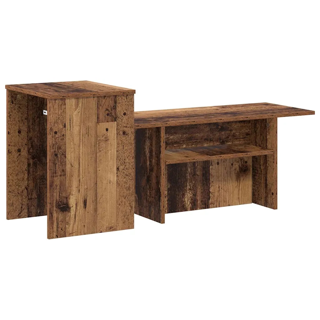 Tavolo consolle Legno vecchio 91,5 x 35 x 38,5 cm 891166