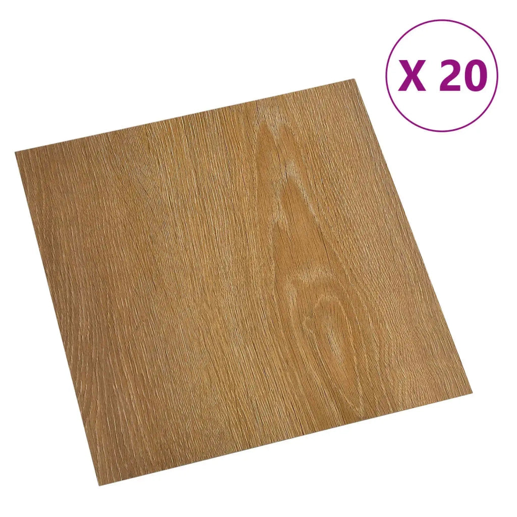 Plance per Pavimentazione Autoadesiva 30,5 x 30,5 cm 20 pcs PVC