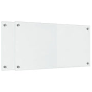Schienale da cucina 2 pz Trasparente 80 x 40 cm CFW6437196