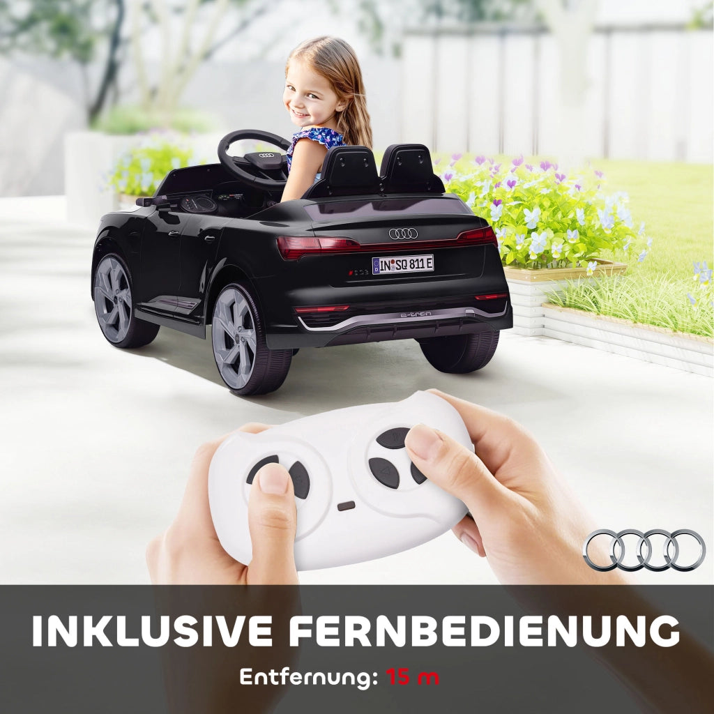 Auto Elettrica per Bambini Audi Q8 12V ¨C Xylo ¨C Nero con Telecomando e LED