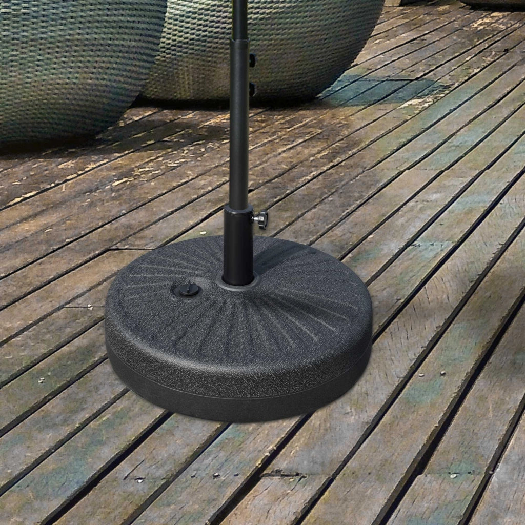 Base per Ombrellone da Giardino ¨C Minimal ¨C Nero ?51x30,5 cm 22 kg
