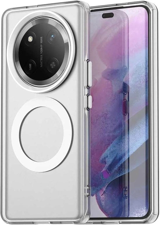 Hoes ultrasottile magnetica per smartphone - Bianco