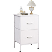 Cassettiera con 2 cassetti ¨C zephmum ¨C bianco 60x40x