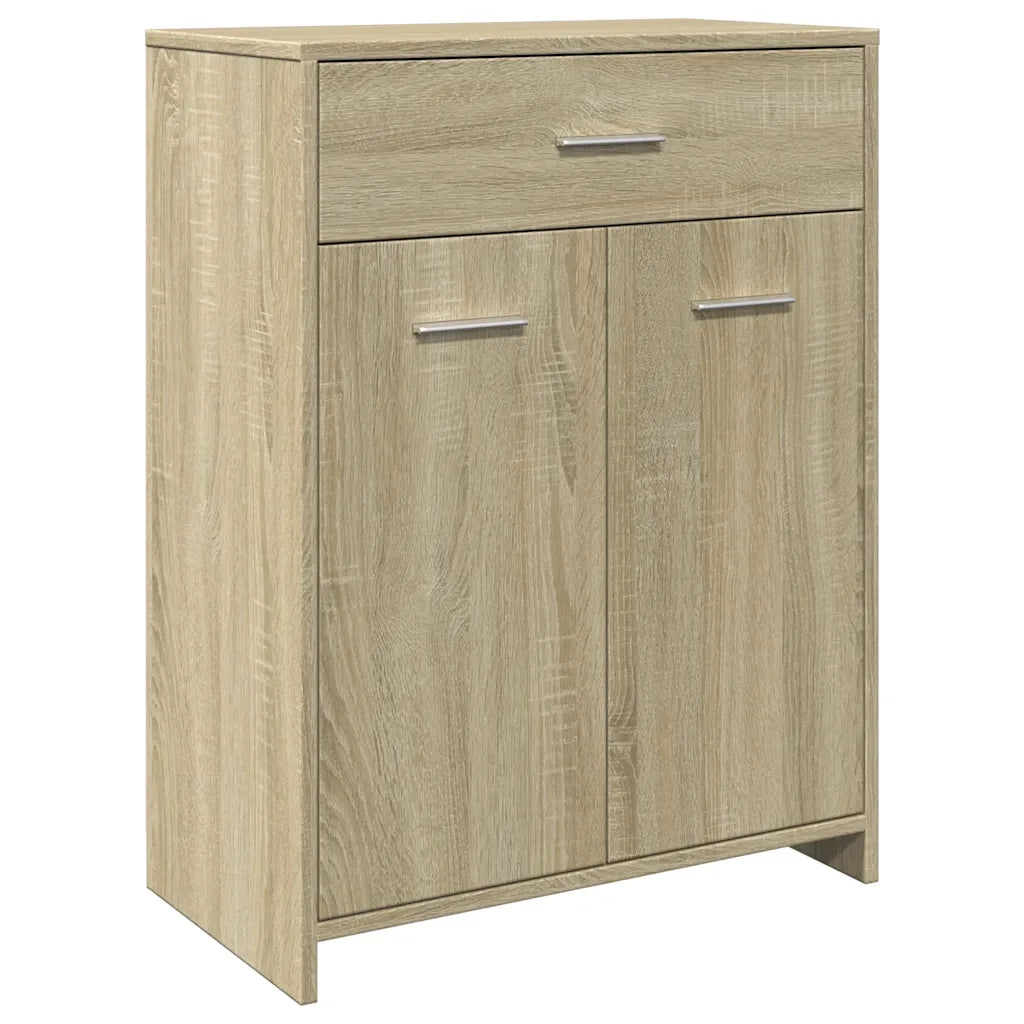 Mobile da Bagno | Armadio da bagno Rovere Sonoma 60x33x80 cm in Legno tecnico