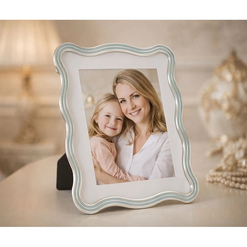 Cornice Elizabeth Celeste cm 22,7x1,3x27,6 (misura Interna cm 20x25)